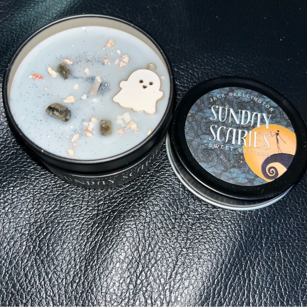 Sunday scaries Disney nightmare before Christmas jack skellington candle soy new